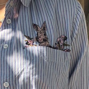 Rabbit Button Up